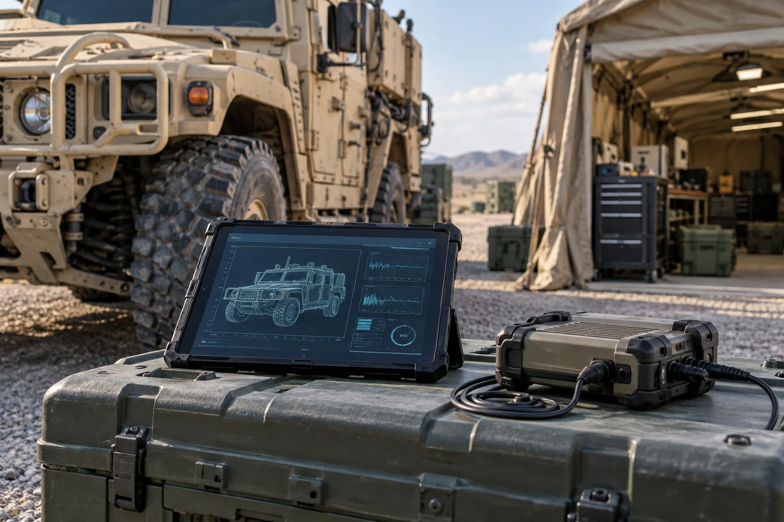 Field vehicle diagnostics and maintenance data collection.