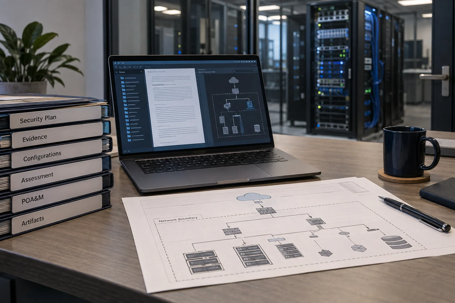 Cloud system boundaries and assessment evidence under review.