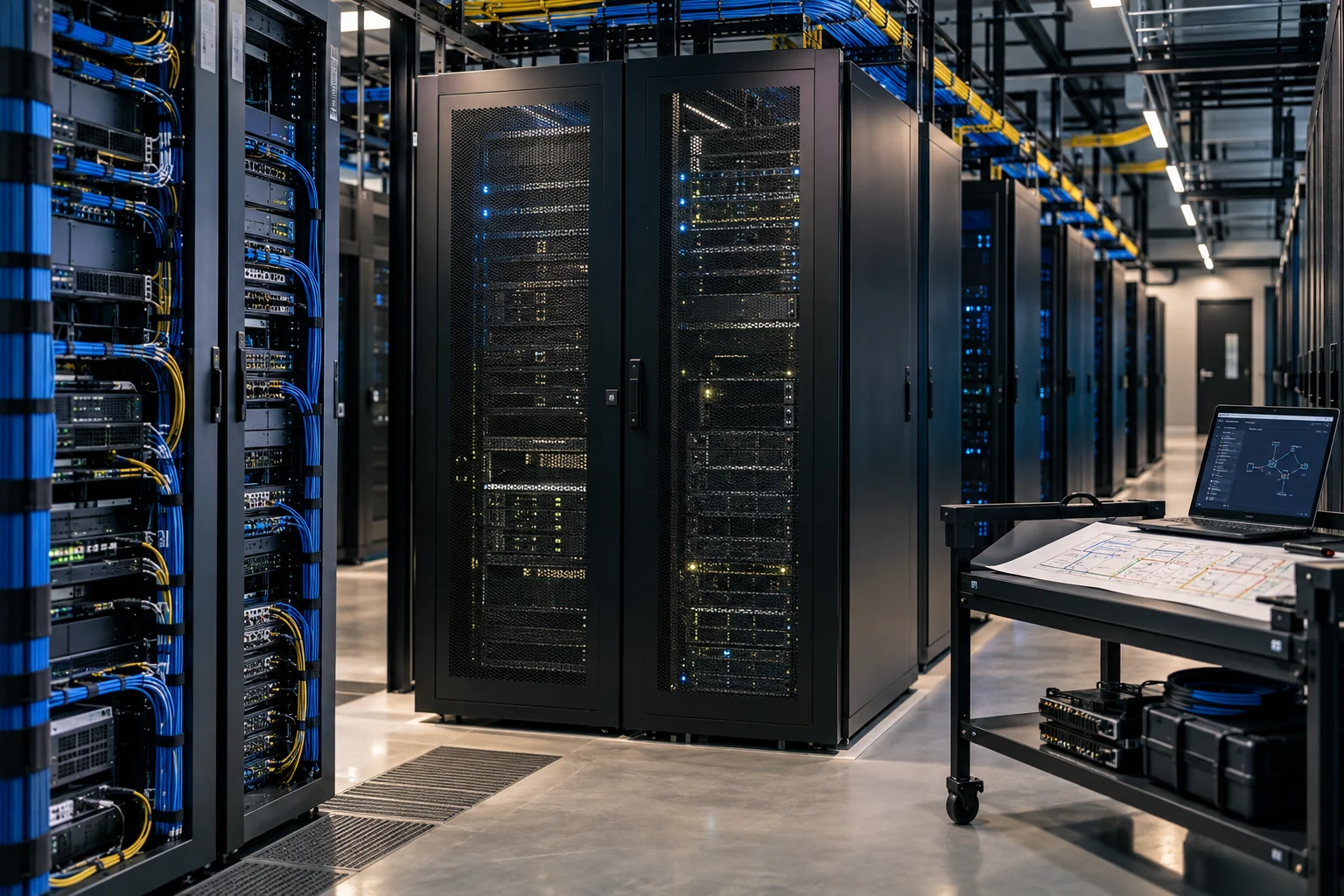 Separated compute infrastructure and its network boundary plan.