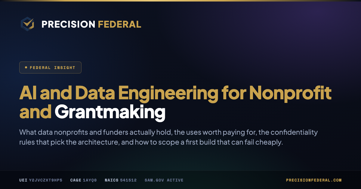 AI and Data Engineering for Nonprofit and Grantmaking